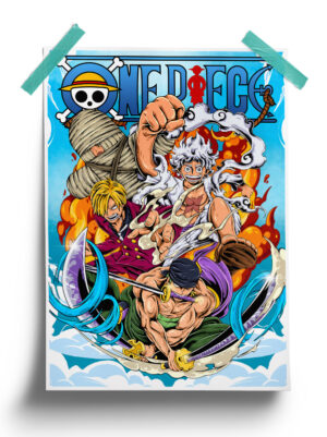 One Piece | Monster Trio anime Poster