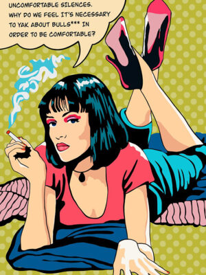 Pulp Fiction Retro Comics Pop Art Poster