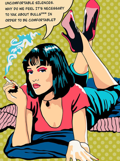Pulp Fiction Retro Comics Pop Art Poster