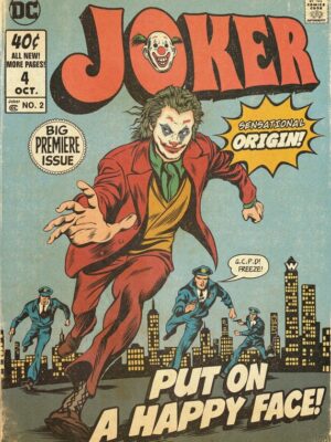 Put on a happy face Joker Comic Poster