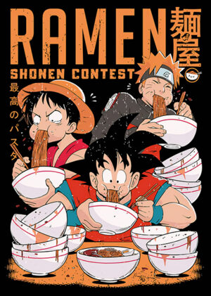 Ramen Shonen Contest Japanese anime Poster