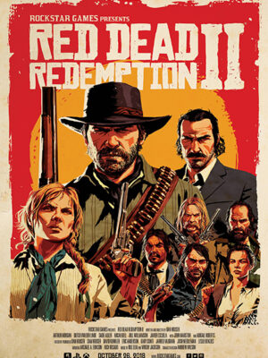 Red Dead Redemption 2 Gaming Poster