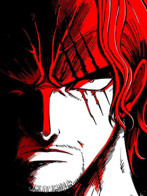 Red Haired Shanks One Piece Poster