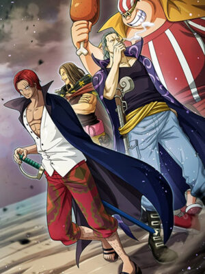 Red head pirates shanks One Piece Poster