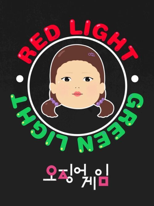 Red Light Green Light Squid Game Poster