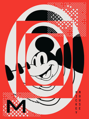 Repeat Card Mickey Mouse Poster
