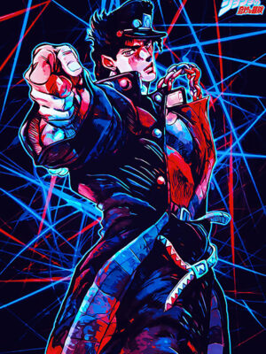 Retro JoJo's Bizarre Adventure Poster