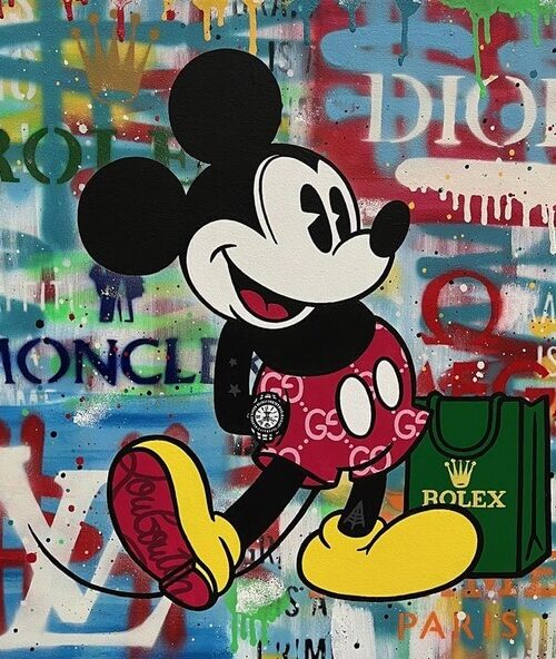 Retro Mickey Poster