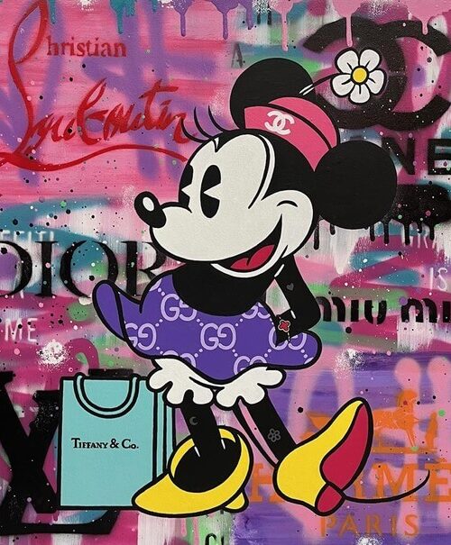 Retro Minnie Poster