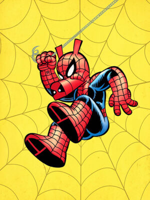 Retro spider ham Poster