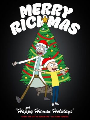 Rickmas Tree Rick and Morty Poster
