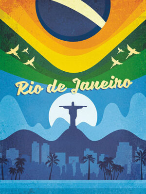 Rio de Janeiro Travel Poster