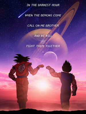 Rivals Dragon Ball Z anime Poster