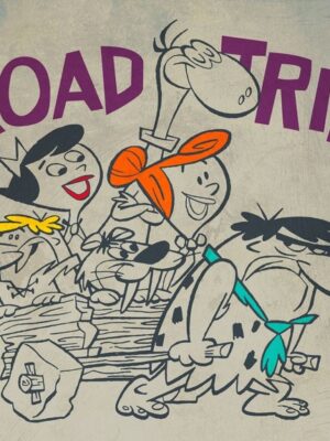 Road Trip The Flintstones Poster
