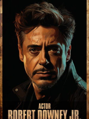 Robert Downey Jr. Acting Poster