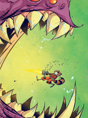 Rocket Guardian of the Galaxy Poster