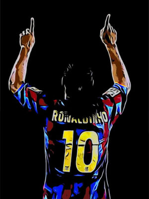 Ronaldinho Football Sports Poster
