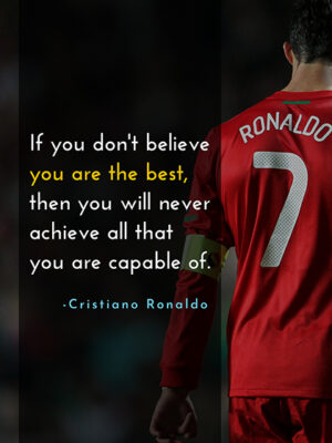 Ronaldo Quote Poster