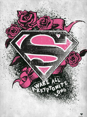 Rose Symbol of Hope Superman Poster