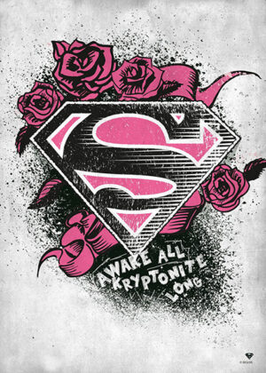 Rose Symbol of Hope Superman Poster