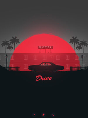 Ryan Gosling Drive movie 2011 Poster