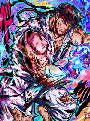 Ryu Street Fighter Comic Poster