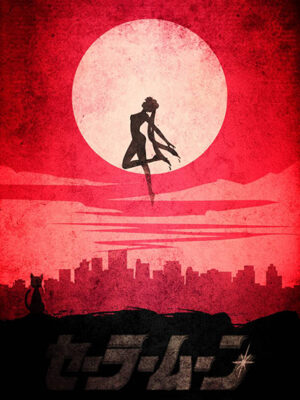 Sailor Moon Minimalist anime Poster