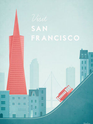 San Francisco United States of America Minimalist Travel Poster