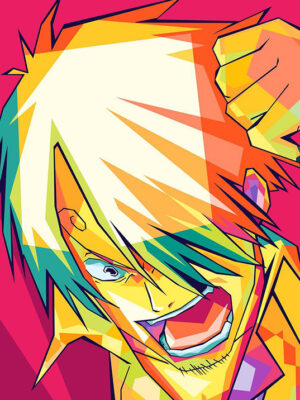Sanji One Piece Pop art Poster