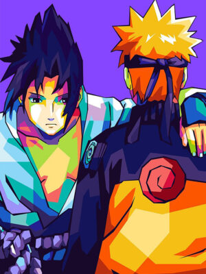 Sasuke Naruto Pop art Poster