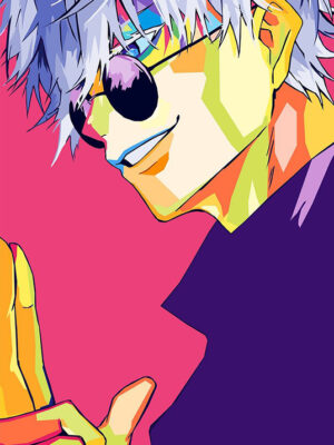 Satoru Gojo JJK Pop art Poster