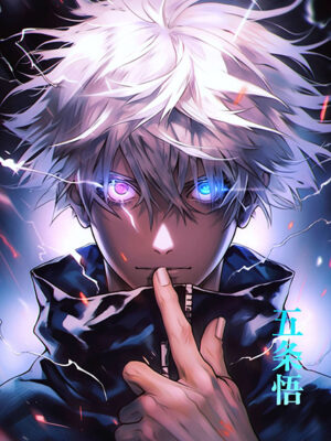 Satoru Gojo Limitless Infinity Jujutsu Kaisen Poster