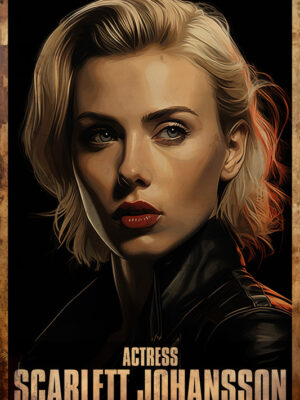 Scarlett Johansson Acting Poster