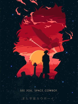 See You Space Cowboy Bebop Minimal Poster