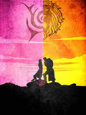 Seven Deadly Sins Nanatsu Escanor Estarossa Minimalist anime Poster