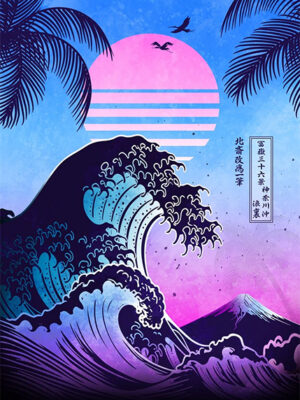 Shadow of The Great Japanese Wave Poster