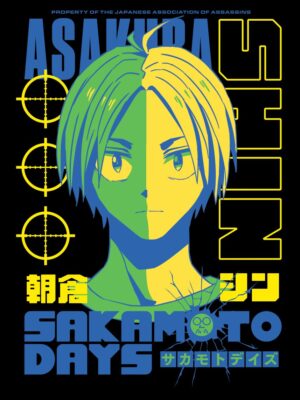 Shin Asakura Sakamoto Days Anime & Manga Poster