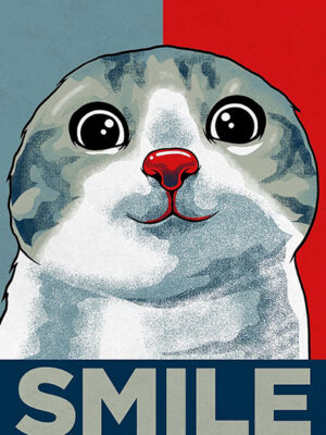 Smile Cat Meme Poster