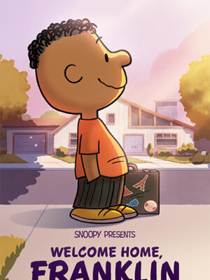 Snoopy Welcome Home Franklin Poster