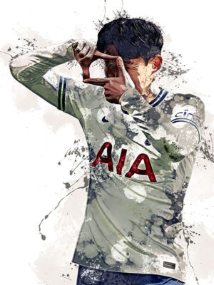 Son Heung Min Tottenham Poster