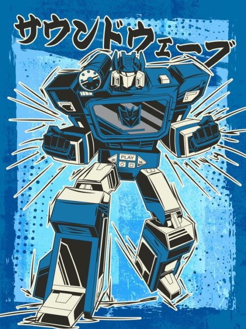Soundwave Manga Transformers Poster