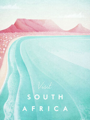 South Africa Minimalist Travel Poster