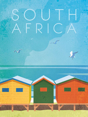 South Africa Travel Poster