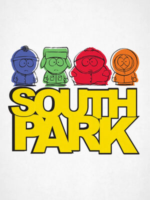 South Park White Poster