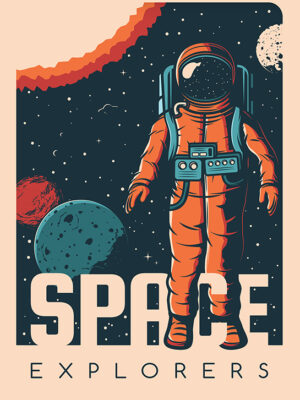 Space Explorers Poster
