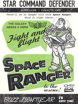 Space Ranger Retro Buzz Poster