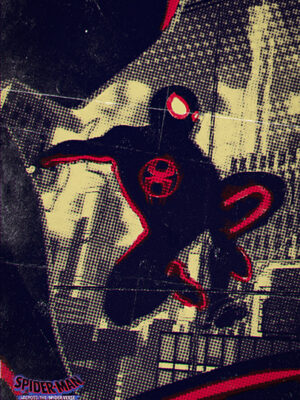 Spider Man across the Spider Verse Night Poster