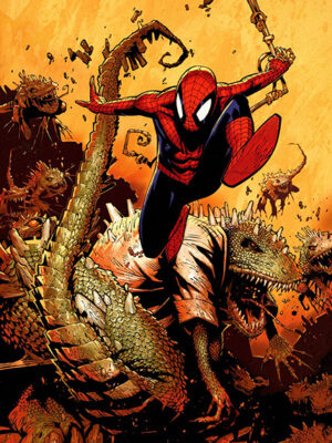Spider Man Against All Comic Poster