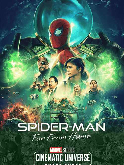 Spider Man Far from Home 2019 Poster