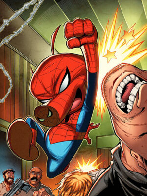 Spider Man Fight spider ham Poster